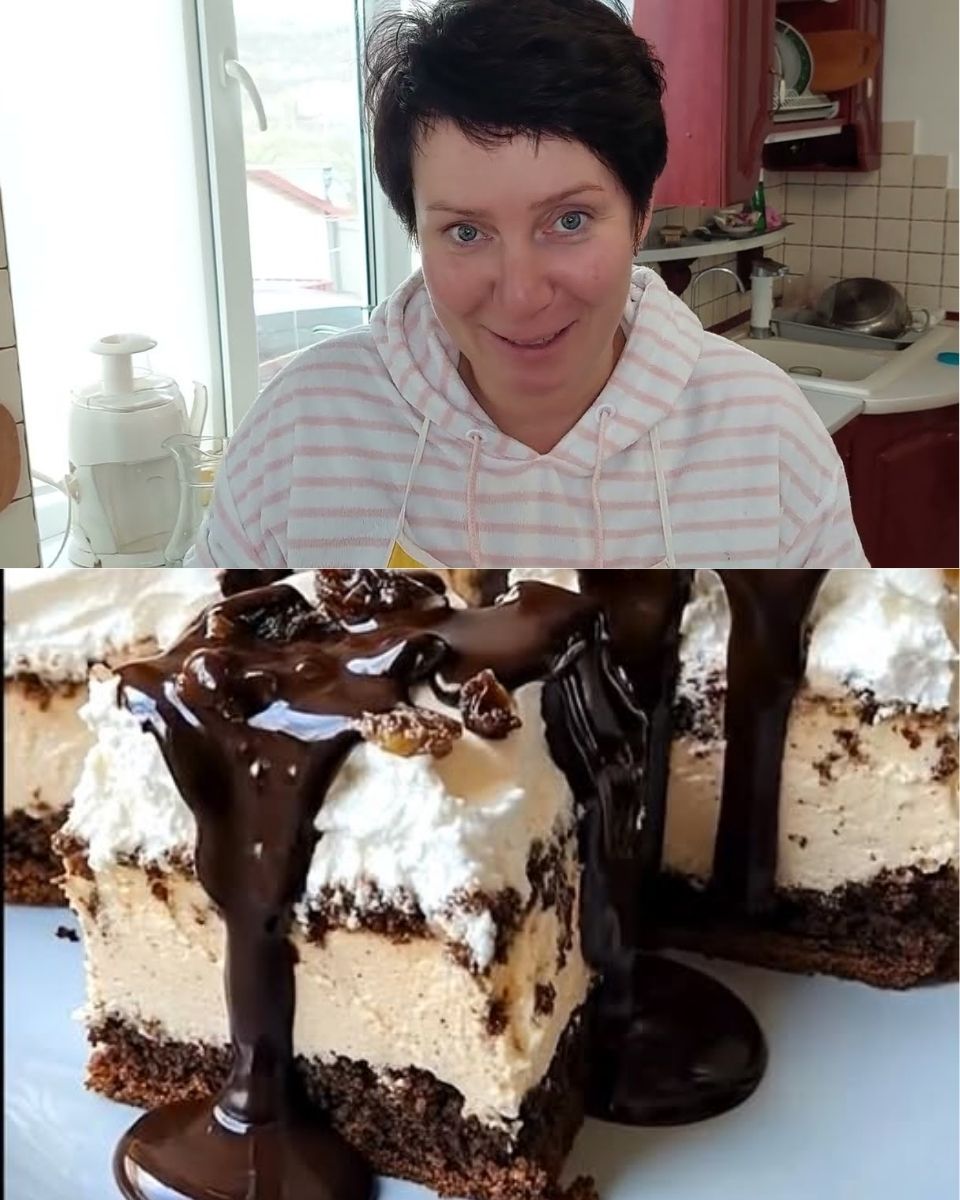 Торт с ванильным кремом, взбитыми сливками и изюмом.  Чтобы продолжать получать мои рецепты напишите “ДА” Вкусно и доступно!