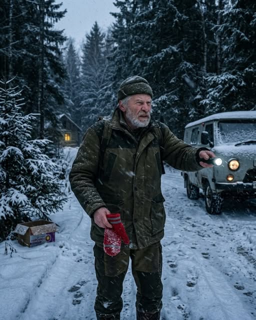 В метель лесник увидел свет в доме, который пустовал восемь лет — и понял, что опоздать нельзя