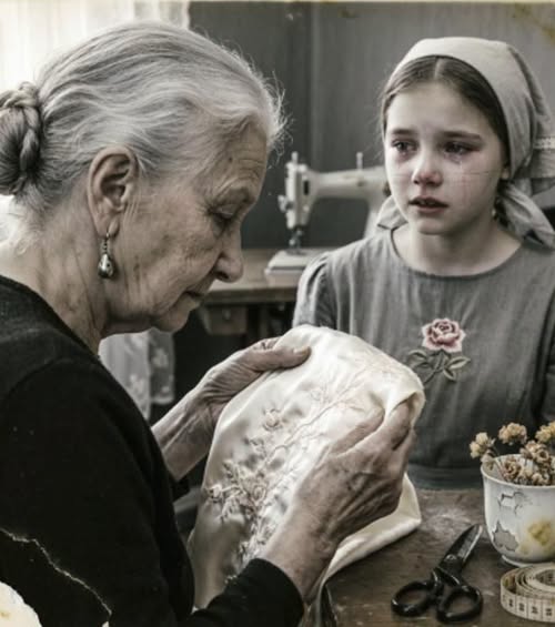 1961 год. Старуха принесла довоенный шелк, чтобы сшить себе саван для встречи с погибшим мужем, но портниха нарушила все негласные правила ателье